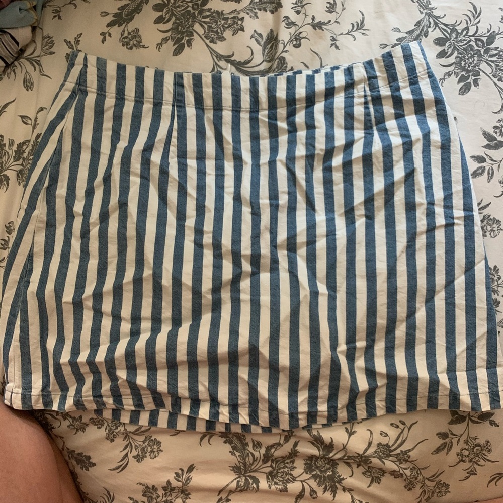 Striped Mini Skirt